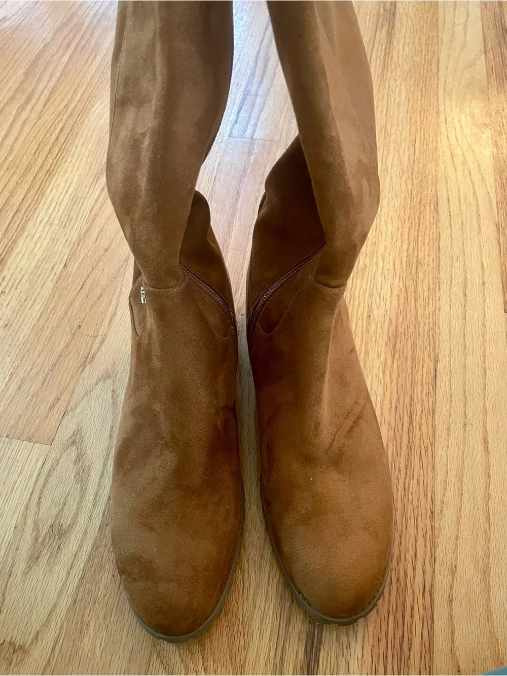 Michael Kors Chestnut Suede Over-the-Knee Boots